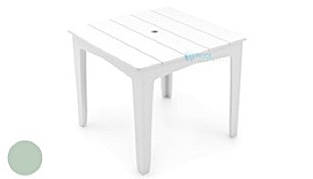 Ledge Lounger Mainstay Collection 60" Square Outdoor Dining Table | Gray | LL-MS-DT-60SQ-GRY