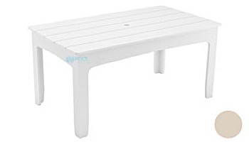 Ledge Lounger Mainstay Collection Rectangular Outdoor Dining Table | 75" x 36" | Sky Blue | LL-MS-DT-75RT-SB