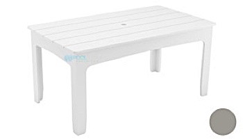 Ledge Lounger Mainstay Collection Rectangular Outdoor Dining Table | 75" x 36" | Sage Green | LL-MS-DT-75RT-SG