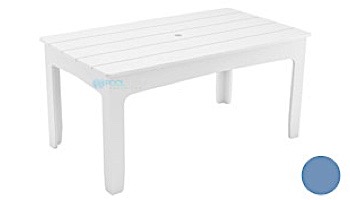 Ledge Lounger Mainstay Collection Rectangular Outdoor Dining Table | 63" x 36" | Green | LL-MS-DT-63RT-GN