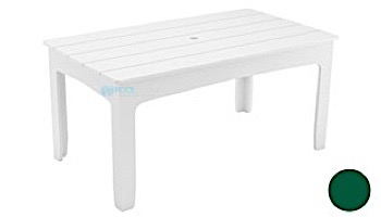 Ledge Lounger Mainstay Collection Rectangular Outdoor Dining Table | 75" x 36" | Sky Blue | LL-MS-DT-75RT-SB