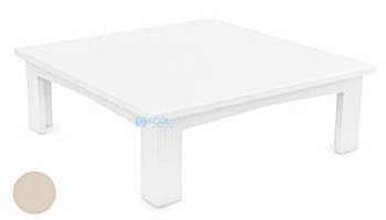 Ledge Lounger Mainstay Collection Outdoor Square Coffee Table | Sky Blue | LL-MS-CT-SQ-SB