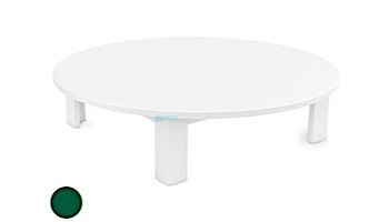 Ledge Lounger Mainstay Collection Outdoor Round Coffee Table | Green | LL-MS-CT-RD-GN