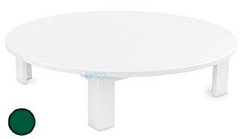 Ledge Lounger Mainstay Collection Outdoor Round Coffee Table | Green | LL-MS-CT-RD-GN