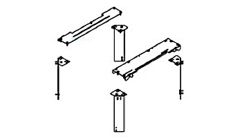 Jandy JXi Corner Post Kit | R0592500