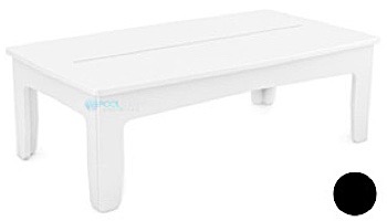 Ledge Lounger Mainstay Collection Outdoor Rectangular Coffee Table | Sky Blue | LL-MS-CT-RT-SB
