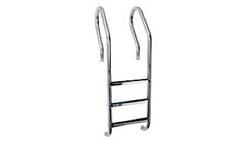 SR Smtih Parallel-Look Econoline 19" Ladder | 3-Step Plastic Treads | 304 Stainless Steel | PLL-12E-3B