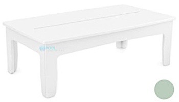 Ledge Lounger Mainstay Collection Outdoor Rectangular Coffee Table | Cloud | LL-MS-CT-RT-CD