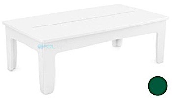 Ledge Lounger Mainstay Collection Outdoor Rectangular Coffee Table | Cloud | LL-MS-CT-RT-CD