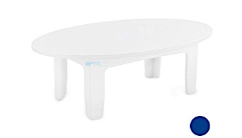 Ledge Lounger Mainstay Collection Outdoor Oval Coffee Table | Navy | LL-MS-CT-OV-NY