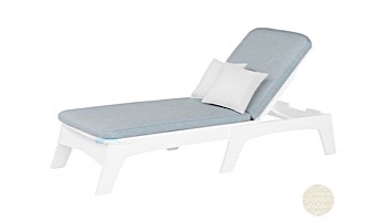 Ledge Lounger Mainstay Collection Outdoor Chaise Cushion | Standard Fabric Oyster | LL-MS-C-C-STD-4642