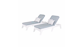 Ledge Lounger Mainstay Collection Outdoor Chaise Cushion | Standard Fabric Oyster | LL-MS-C-C-STD-4642