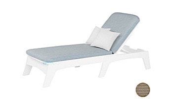 Ledge Lounger Mainstay Collection Outdoor Chaise Cushion | Standard Fabric Taupe | LL-MS-C-C-STD-4648