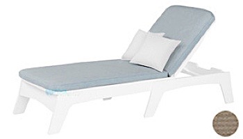 Ledge Lounger Mainstay Collection Outdoor Chaise Cushion | Premium 1 Jockey Red | LL-MS-C-C-P1-4603