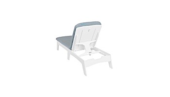Ledge Lounger Mainstay Collection Outdoor Chaise Cushion | Standard Fabric Mediterranean Blue | LL-MS-C-C-STD-4652
