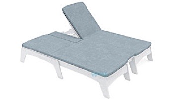 Ledge Lounger Mainstay Collection Outdoor Double Chaise Cushion | Standard Fabric Oyster | LL-MS-DBC-C-STD-4642