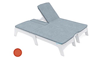 Ledge Lounger Mainstay Collection Outdoor Double Chaise Cushion | Premium 1 Tuscan | LL-MS-DBC-C-P1-4677