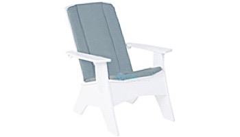 Ledge Lounger Mainstay Collection Outdoor Adirondack Full Cushion | Standard Fabric Mediterranean Blue | LL-MS-A-SBC-STD-4652