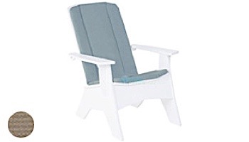 Ledge Lounger Mainstay Collection Outdoor Adirondack Full Cushion | Standard Fabric Mediterranean Blue | LL-MS-A-SBC-STD-4652