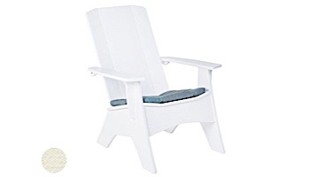 Ledge Lounger Mainstay Collection Outdoor Adirondack Seat Cushion | Standard Fabric Oyster | LL-MS-A-SC-STD-4642