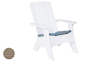 Ledge Lounger Mainstay Collection Outdoor Adirondack Seat Cushion | Standard Fabric Oyster | LL-MS-A-SC-STD-4642