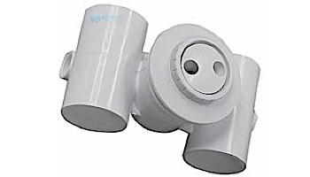 Waterway Hydro Gunite Spa Jet Assembly Roto Eye | 1-1/2" Slip x 1-1/2" Slip | White | 210-4130