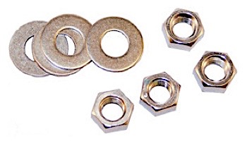 Rocky's Reel Systems 3/8" Nut & Washer | 4 Sets | 525