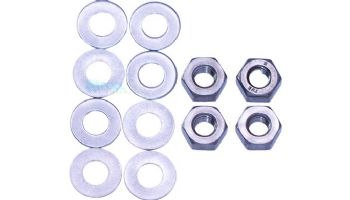 Rocky's Reel Systems 3/8" Nut & Washer | 4 Sets | 525