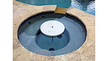 SR Smith Destination Series 30" In-Pool Table with Cup Holders | Anchor Not Included | Mont Blanc | WS-PT NO ANC-CH-54-C