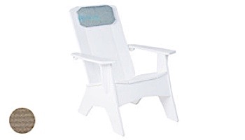 Ledge Lounger Mainstay Collection Outdoor Adirondack Headrest Cushion | Standard Fabric Oyster | LL-MS-A-P-STD-4642