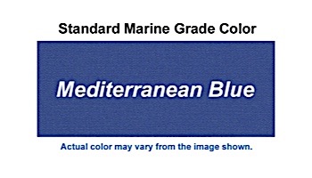 Ledge Lounger Mainstay Collection Outdoor Adirondack Headrest Cushion | Standard Fabric Mediterranean Blue | LL-MS-A-P-STD-4652