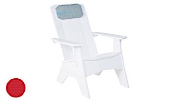 Ledge Lounger Mainstay Collection Outdoor Adirondack Headrest Cushion | Standard Fabric Oyster | LL-MS-A-P-STD-4642