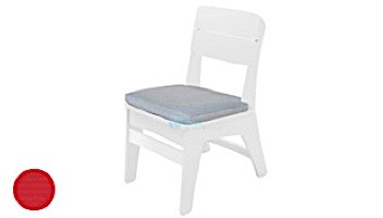 Ledge Lounger Mainstay Collection Outdoor Dining Side Chair Seat Cushion | Standard Fabric Taupe | LL-MS-DC-SC-STD-4648