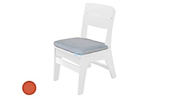 Ledge Lounger Mainstay Collection Outdoor Dining Side Chair Seat Cushion | Premium 1 Tuscan | LL-MS-DC-SC-P1-4677