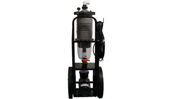 Waterco Ultra-Vac Dual Filtration Portable Cart | 1HP Pump 75 Sq. Ft. MultiCyclone 12 Ultra Cartridge | 16V1275