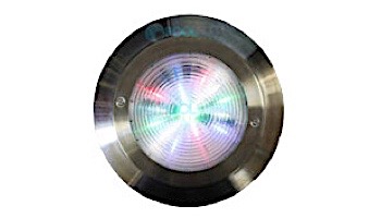 CCEI Lighting Plug-in-Pool System Noria PPX30 Color Underwater LED Light | Stainless Steel Escutcheon | PF10R25B/I
