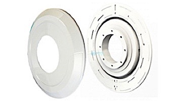 CCEI Lighting Plug-in-Pool System Adaptor and Escutcheon for Pentair, Hayward and Jacuzzi Niches | White | PF10R14U/W