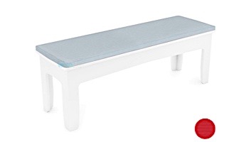 Ledge Lounger Mainstay Collection Outdoor 25" Dining Bench Cushion | Premium 1 Jockey Red | LL-MS-DB25-C-P1-4603