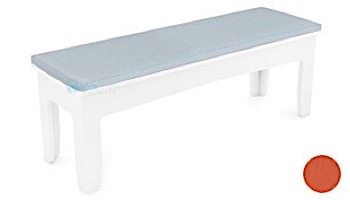 Ledge Lounger Mainstay Collection Outdoor 52" Dining Bench Cushion | Standard Fabric Mediterranean Blue | LL-MS-DB52-C-STD-4652