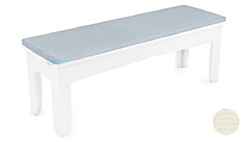 Ledge Lounger Mainstay Collection Outdoor 52" Dining Bench Cushion | Standard Fabric Mediterranean Blue | LL-MS-DB52-C-STD-4652