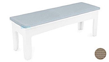 Ledge Lounger Mainstay Collection Outdoor 52" Dining Bench Cushion | Standard Fabric Oyster | LL-MS-DB52-C-STD-4642