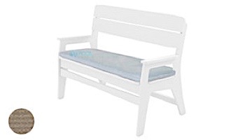 Ledge Lounger Mainstay Collection Outdoor Bench Cushion | Standard Fabric Mediterranean Blue | LL-MS-BA-C-STD-4652