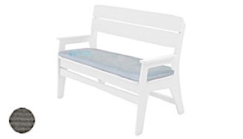 Ledge Lounger Mainstay Collection Outdoor Bench Cushion | Standard Fabric Mediterranean Blue | LL-MS-BA-C-STD-4652