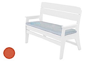 Ledge Lounger Mainstay Collection Outdoor Bench Cushion | Premium 1 Jockey Red | LL-MS-BA-C-P1-4603