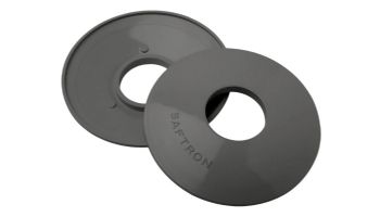 Saftron High Impact Vinyl Escutcheon | Pair | White | ESC-W