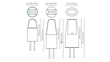 FX Luminaire G4 LED Replacement Lamp | 20W 2700K | G4-LED-20-W