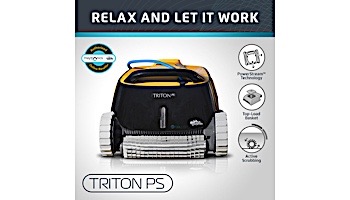 Maytronics Dolphin Triton PS Inground Robotic Pool Cleaner with PowerStream | 99996207-USW