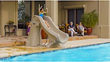 S.R.Smith SlideAway Removable Pool Slide | Taupe | 660-209-5810