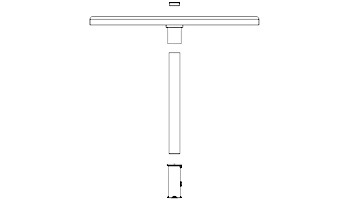 S.R. Smith Destination Series 30" Sun Shelf Table | Gunite Anchor Included | Autumn Sun | WS-30 TABLE-58-C