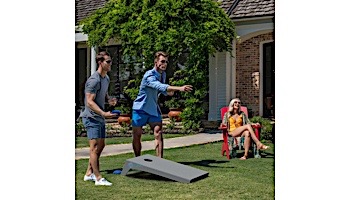 Ledge Lounger Outdoor Games Collection Cornhole Set | Sky Blue Boards with Beanbags in Custom Color Choice | LL-GM-CH-SB